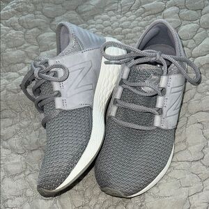 New Balance Gray Sneakers Lightweight Breathable Design